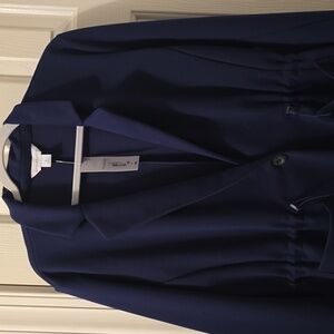 LIZ CLAIBORNE BRAND WOMEN'S BLUE BLAZER SIZE MEDIUM